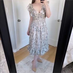 Love Sam 🤍 Silver Dream Midi Dress